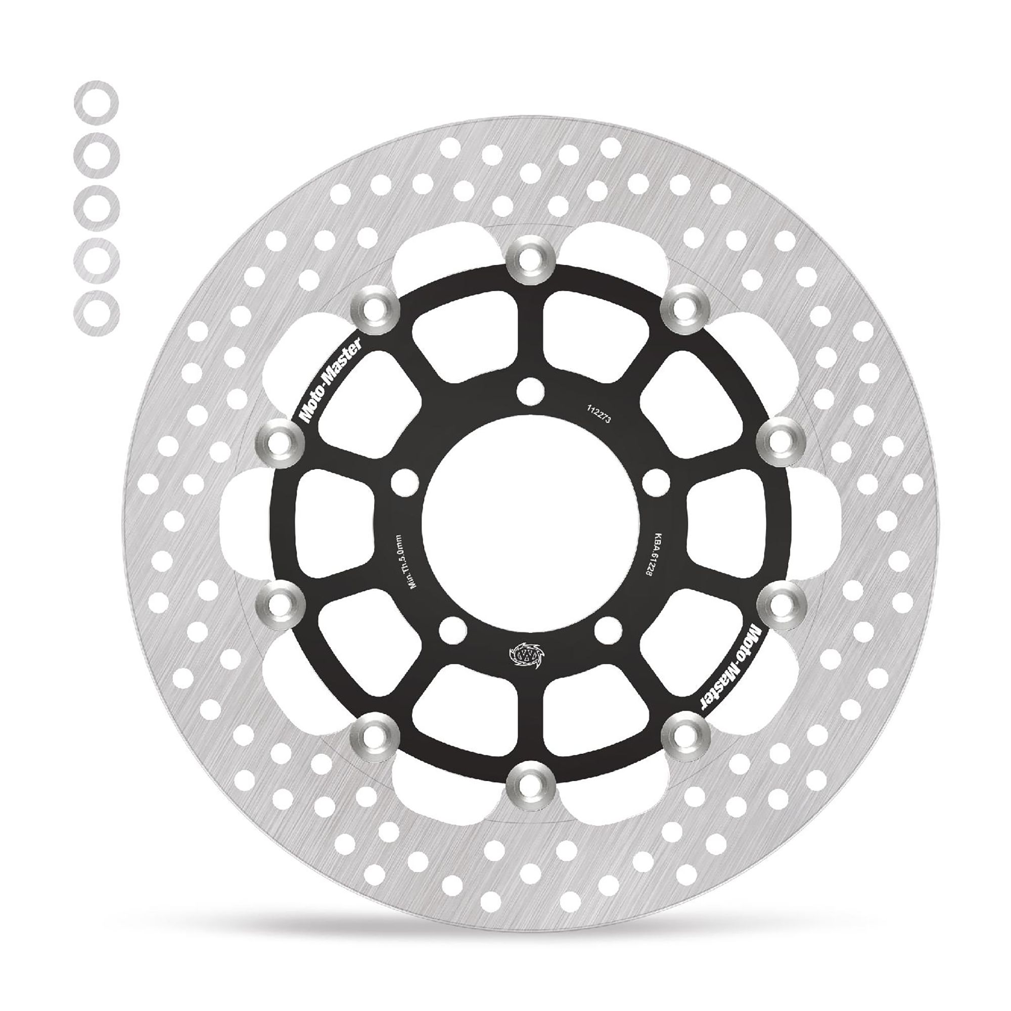 Moto-Master Bremsscheibe Halo vorn schwimmend Racing - (für: Triumph Bonneville 900 T100 Black ABS )