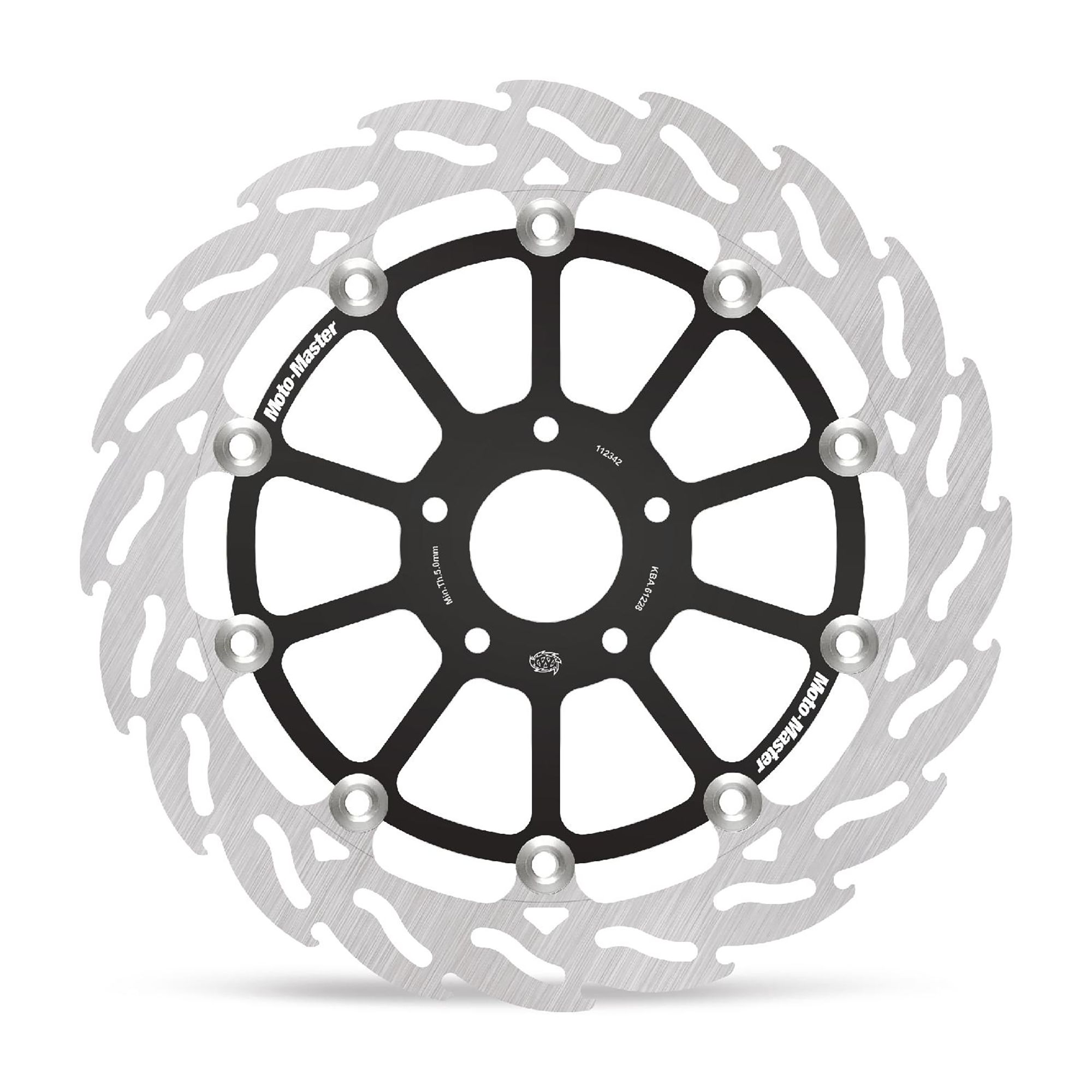 Moto-Master Bremsscheibe Racing Flame vorne rechts schwimmend 5,5mm (für: KTM 890 Duke R ABS )