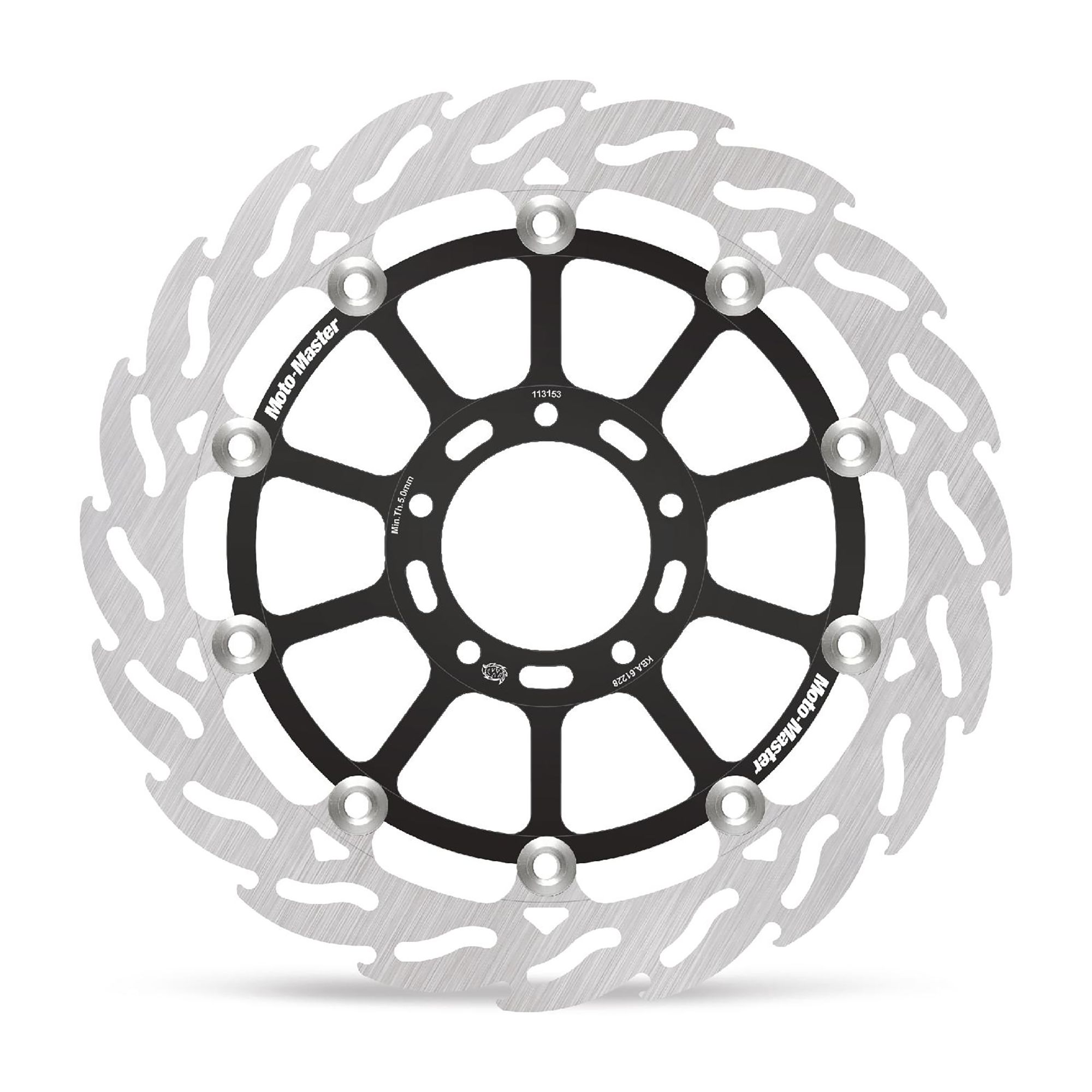 Moto-Master Bremsscheibe Flame vorn links schwim. Racing Flame - 5 (für: Ducati Diavel 1200 ABS )