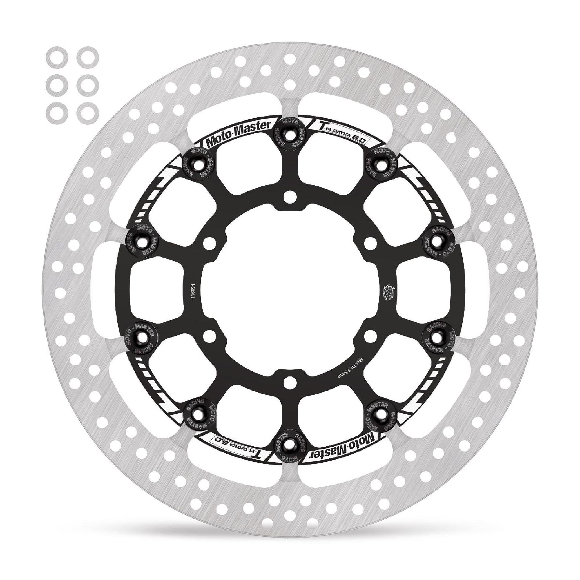 Moto-Master Bremsscheibe Halo T-Floater Racing - 6,0 mm (für: Suzuki GSX-R 1000 R Sensei ABS )