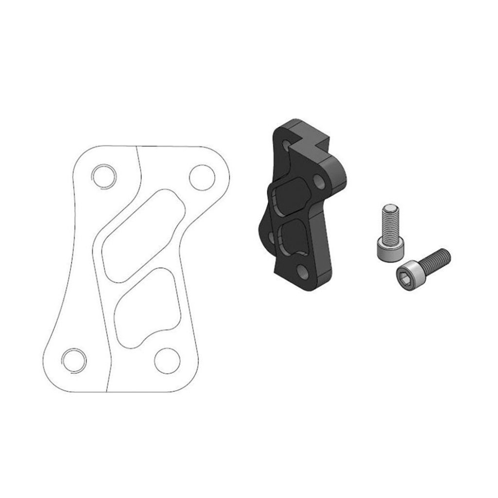 Moto-Master Bremssattel-Adapter Supermoto Street Adapter 320 mm Ø (für: KTM SX 440 )
