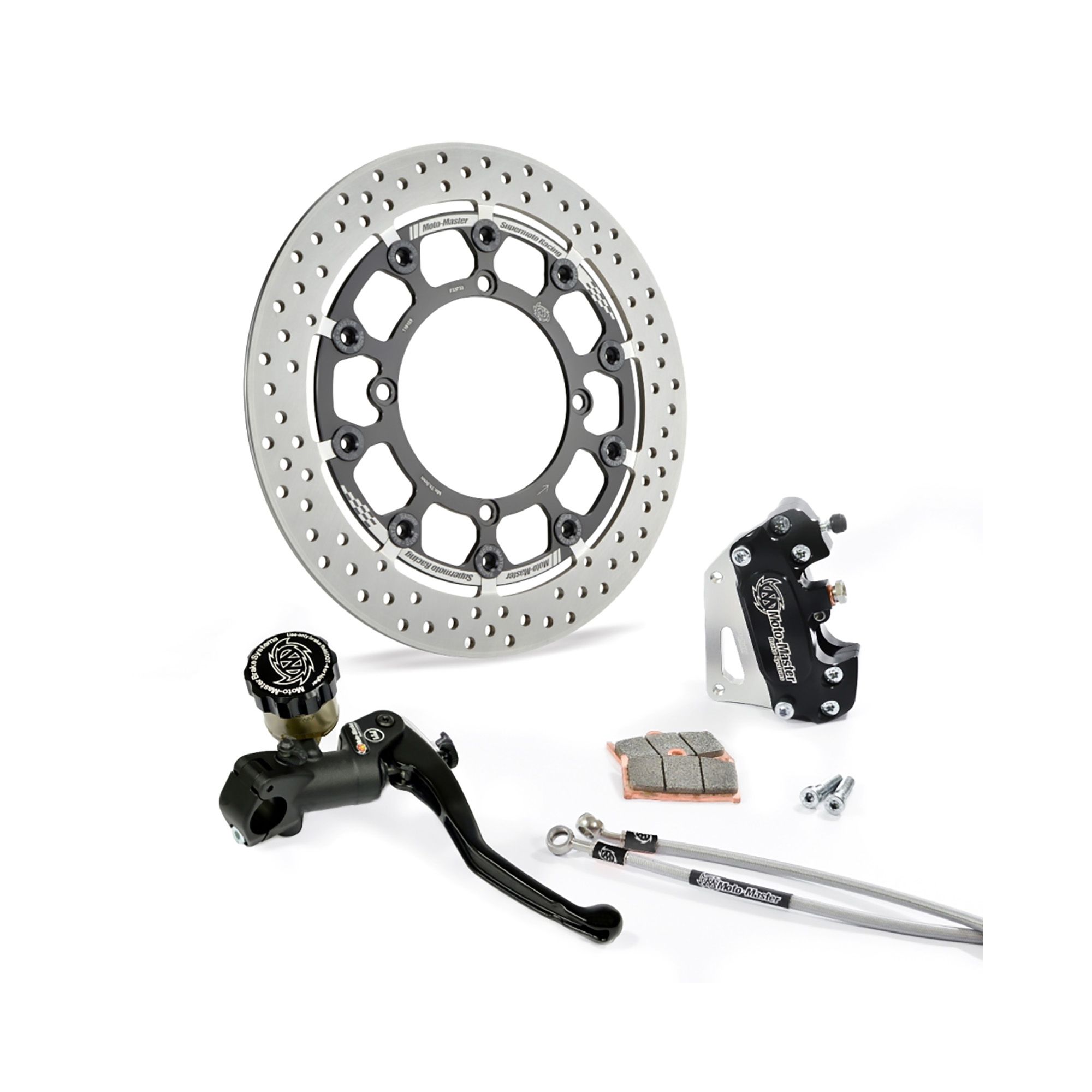 Moto-Master Supermoto Kit 320 Halo Bremsscheibe Bremssattel Bremspumpe (für: Honda CR 250 R )