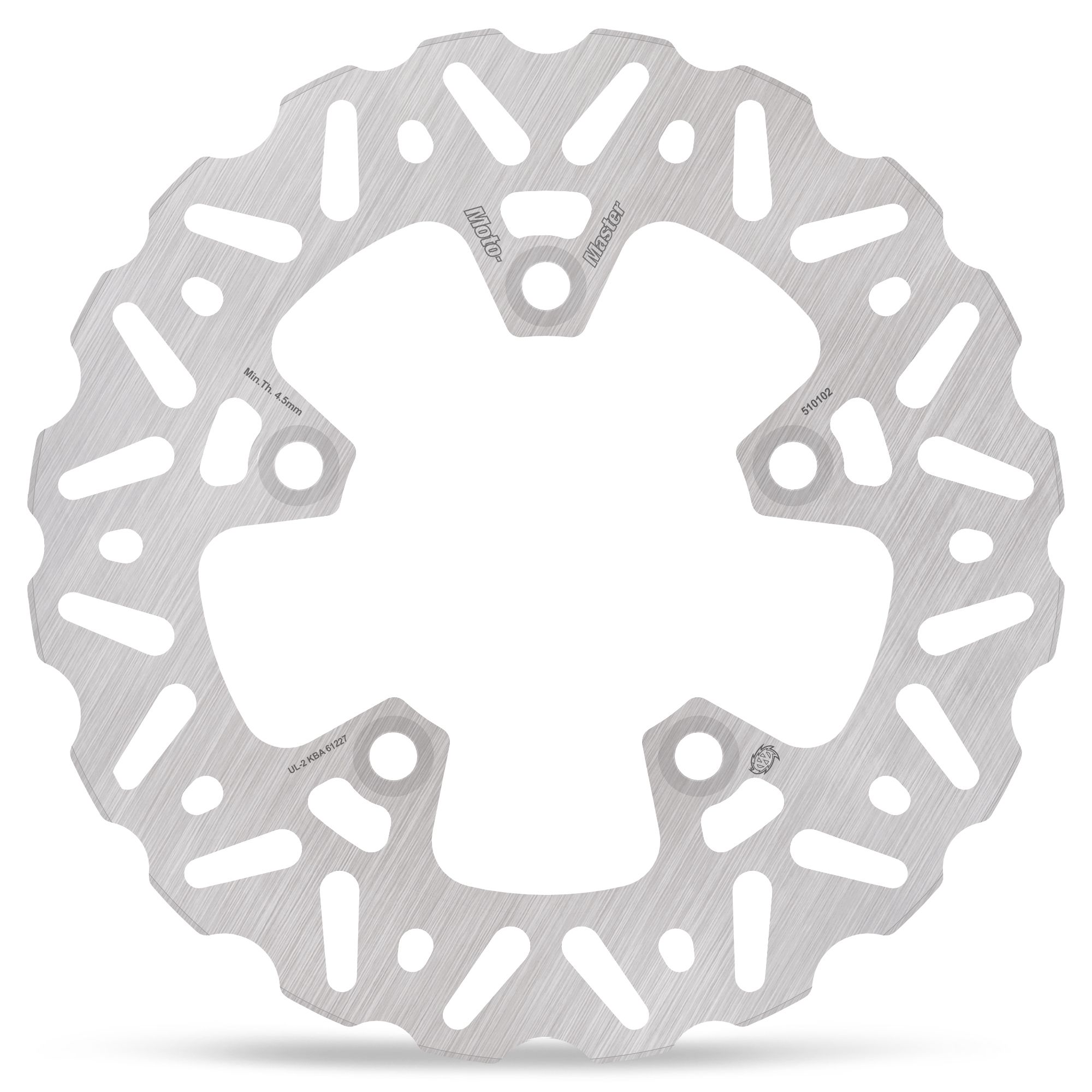 Moto-Master Bremsscheibe Nitro Road hinten starr mit ABE (für: Suzuki GSX-R 750 )