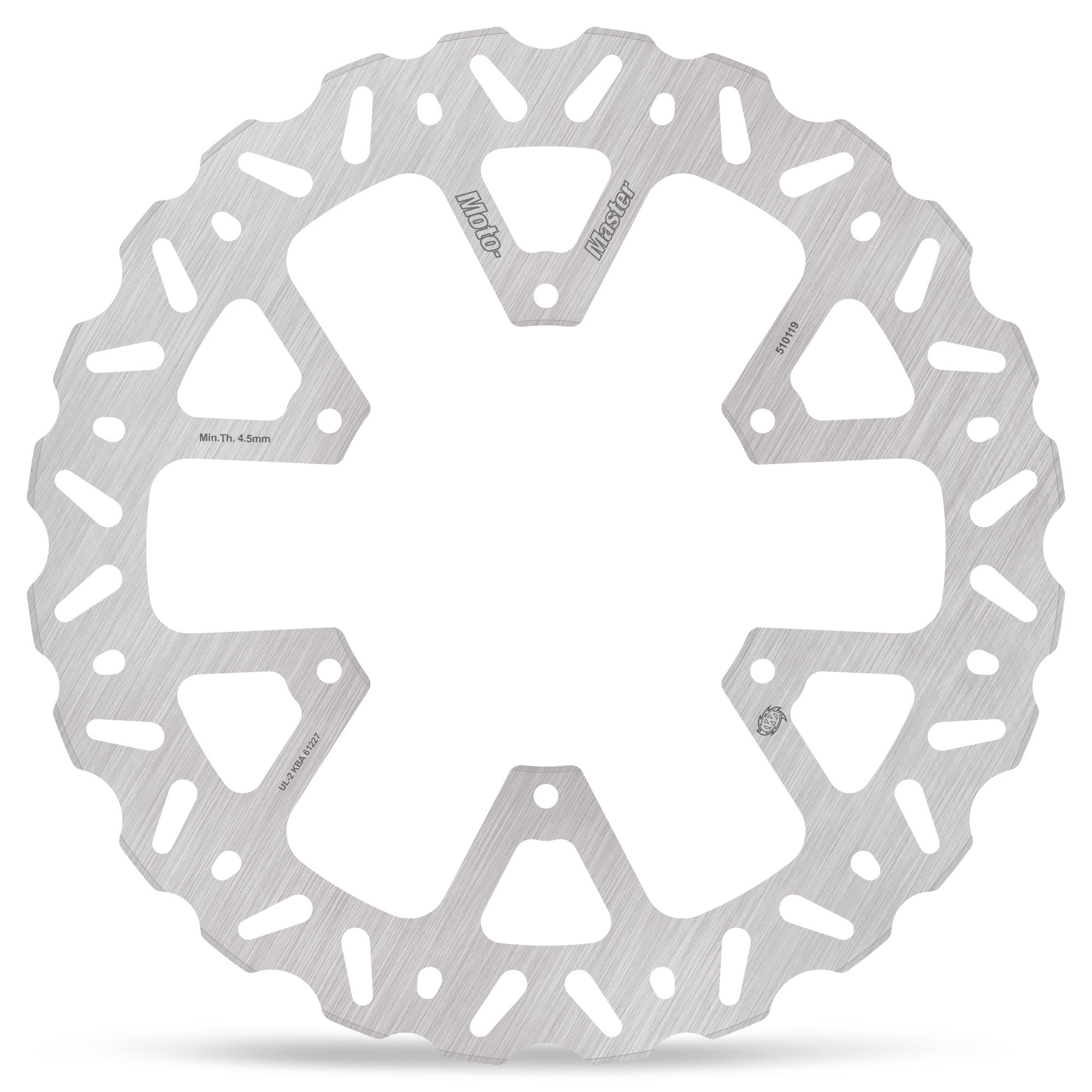 Moto-Master Bremsscheibe Nitro Road hinten starr mit ABE (für: Husqvarna Norden 901 )