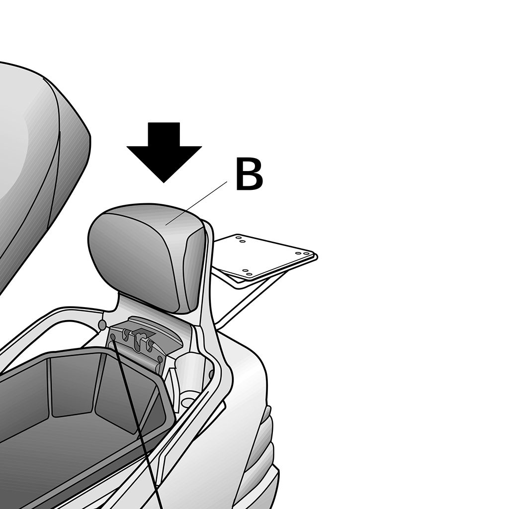 SHAD Gepäckträger (für: Suzuki AN 250 Burgman (Einspritzer) )