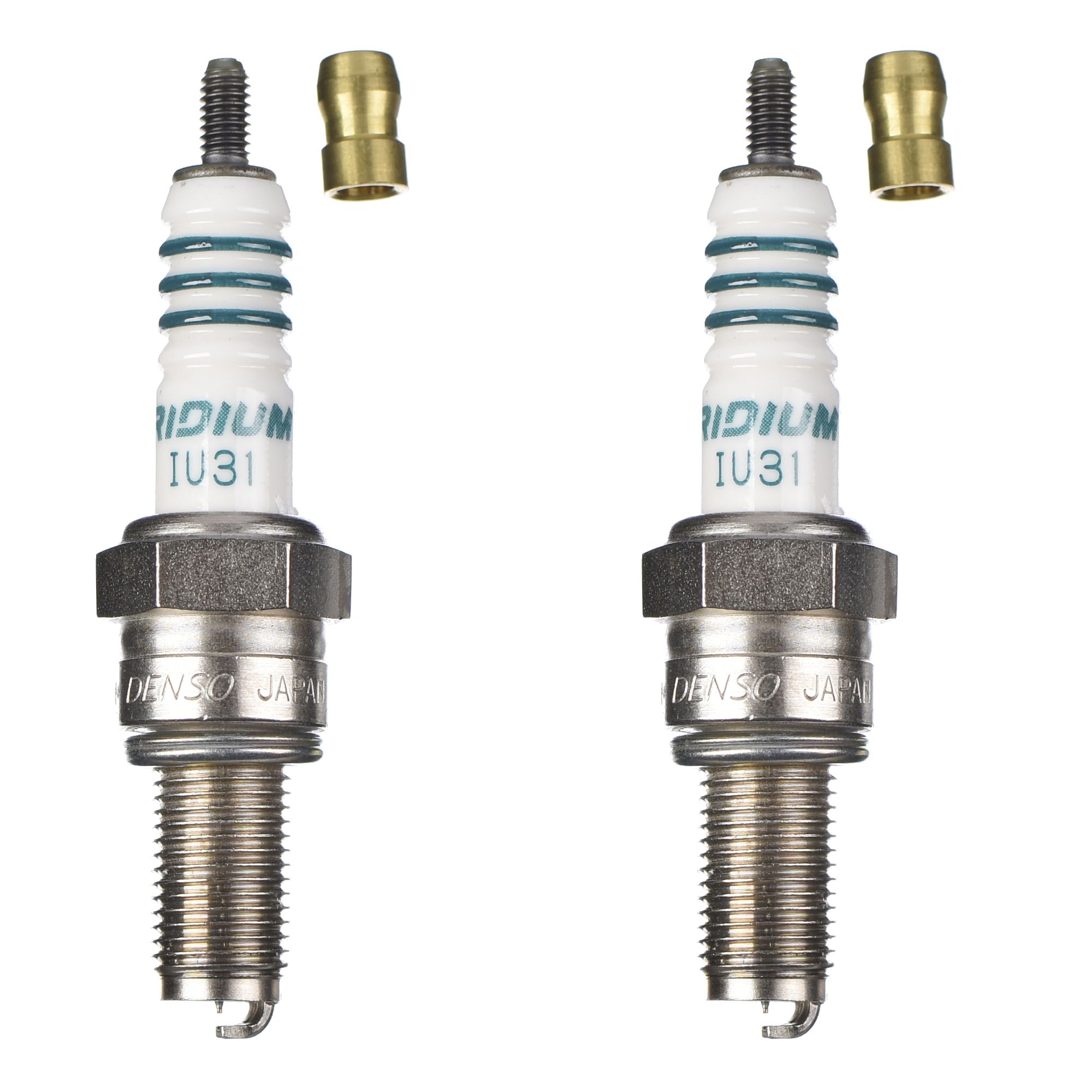 DENSO Zündkerze IU31 Iridium 2er Set (für: Suzuki DR 650 SE )