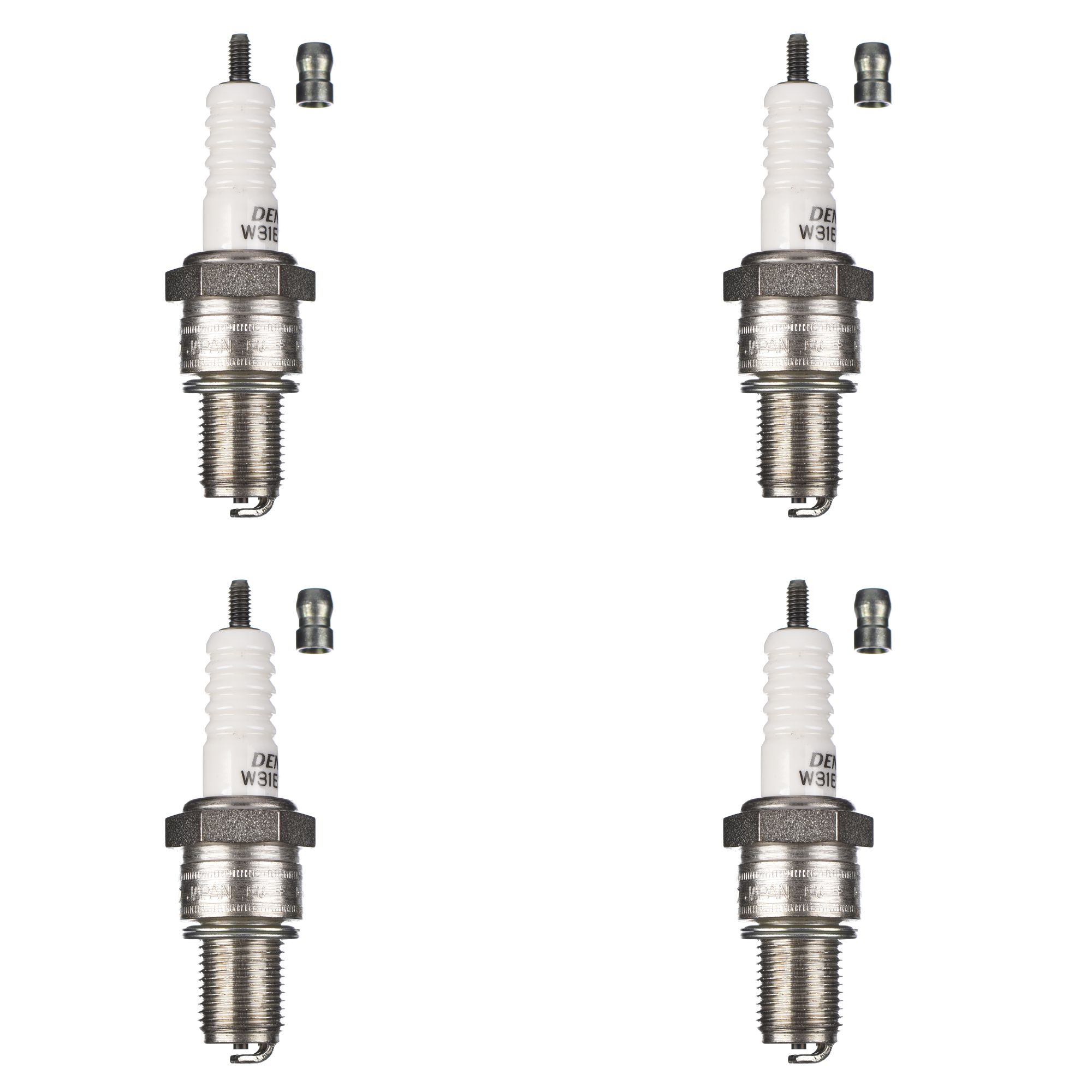 DENSO Zündkerze W31ESR-U 4er Set (für: Aprilia RS 125 )