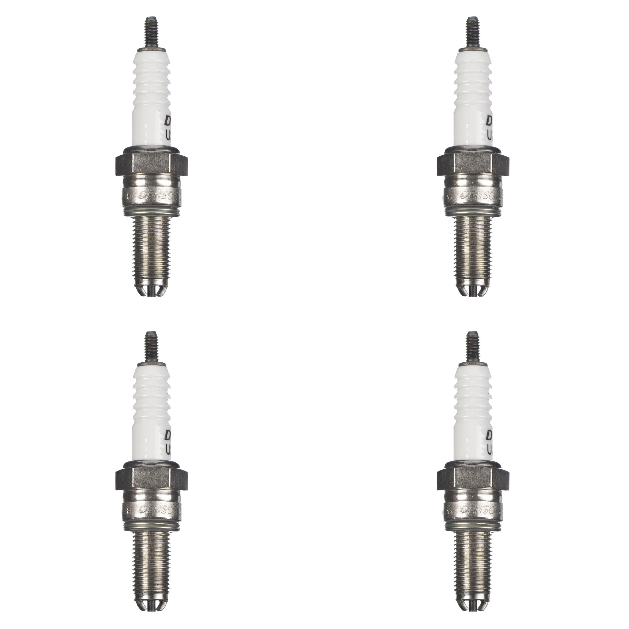 DENSO Zündkerze U22ETR 4er Set (für: Piaggio Beverly 500 )