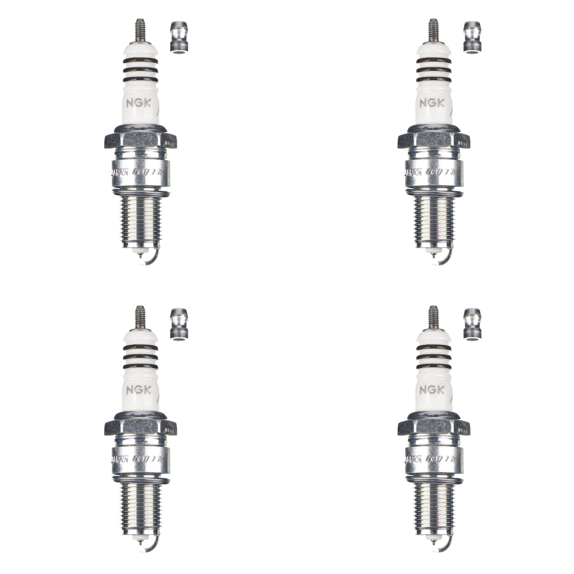 NGK Zündkerze BPR7EIX Iridium 4055 4er Set (für: Yamaha XV 1000 Virago )