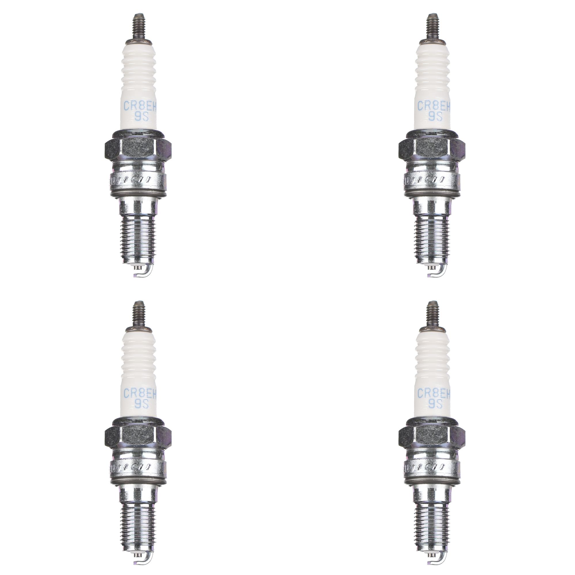 NGK Zündkerze CR8EH-9S 7750 4er Set (für: Honda CBF 500 A ABS )