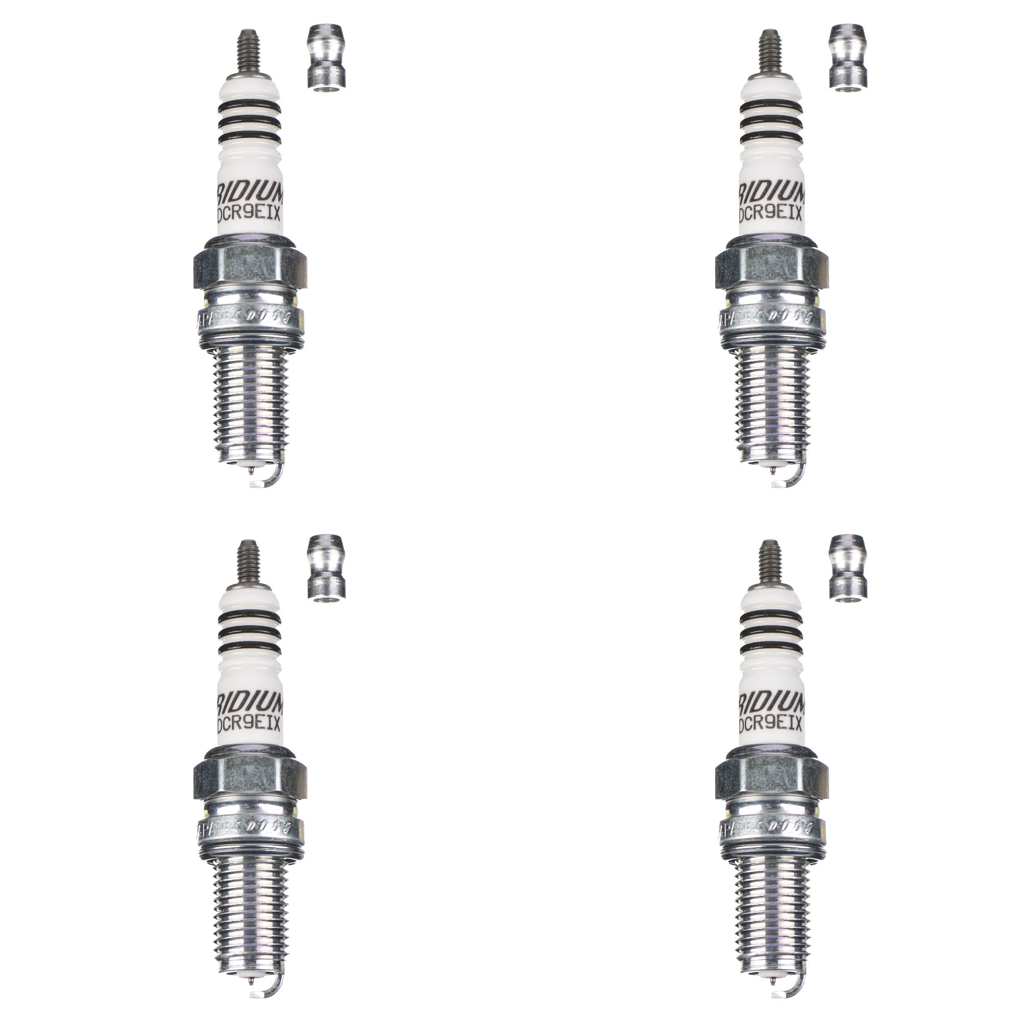 NGK Zündkerze DCR9EIX Iridium 6650 4er Set (für: Ducati SPS 996 )
