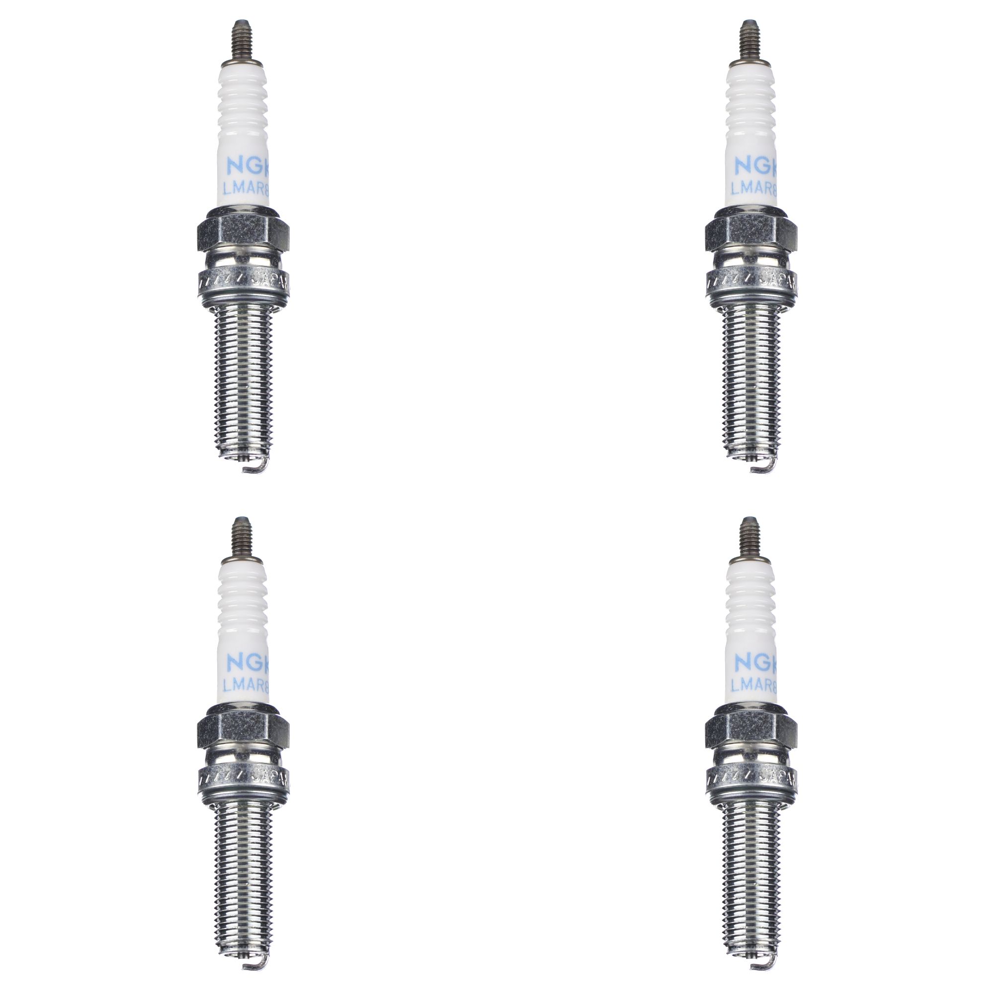 NGK Zündkerze LMAR8G 95627 4er Set (für: Yamaha WR 450 F )
