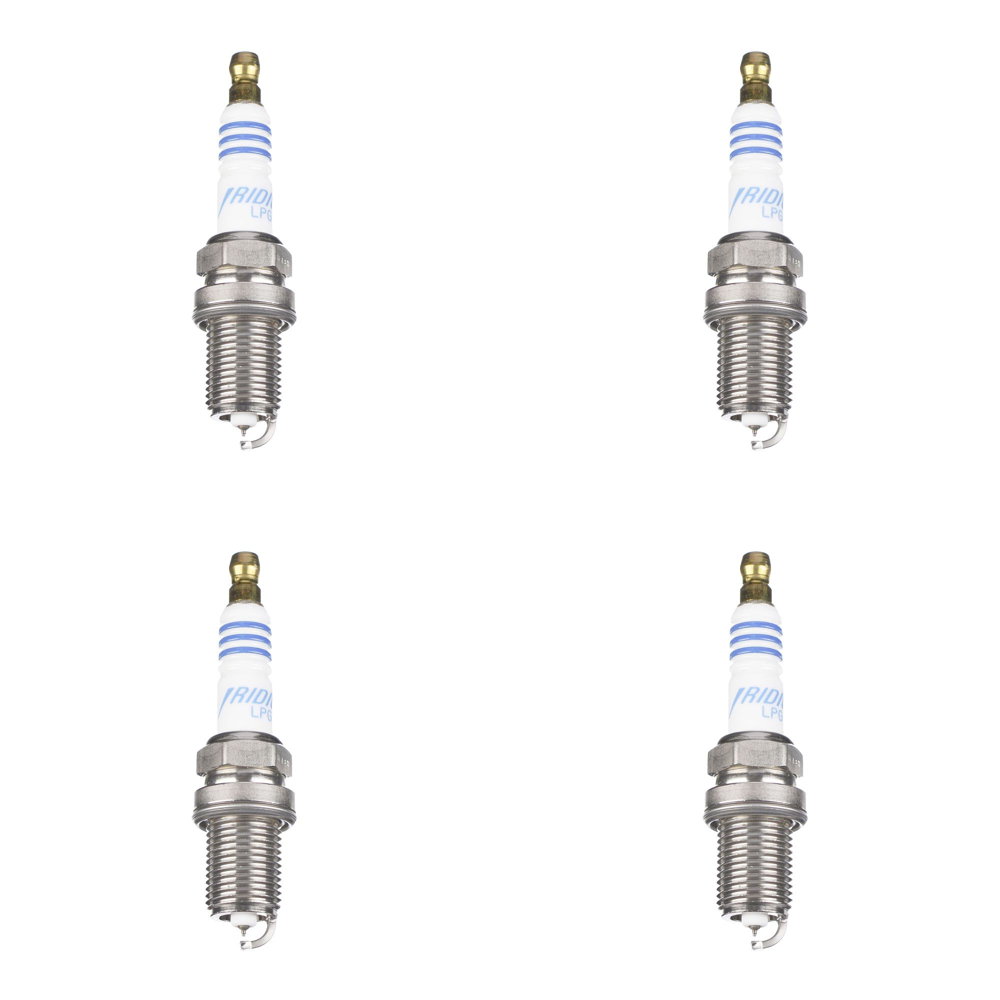 NGK Zündkerze LPG1 Iridium f. LPGCNG 1496 4er Set (für: Piaggio Porter Maxxi LPG Kipper )