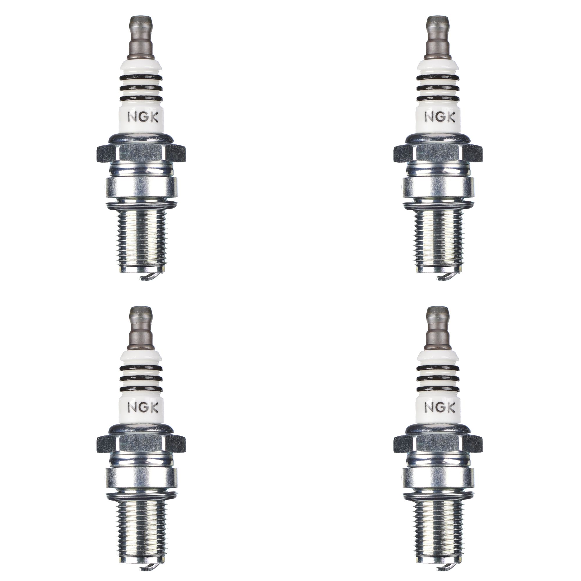 NGK Zündkerze BR9ECMIX Iridium 2707 4er Set (für: Husqvarna TE 125 2T )