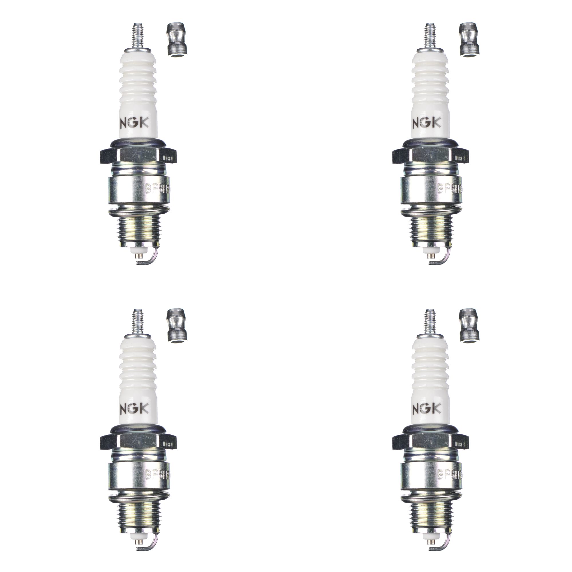 NGK Zündkerze BP6HS 4511 4er Set (für: Sachs SR 125 Samba )