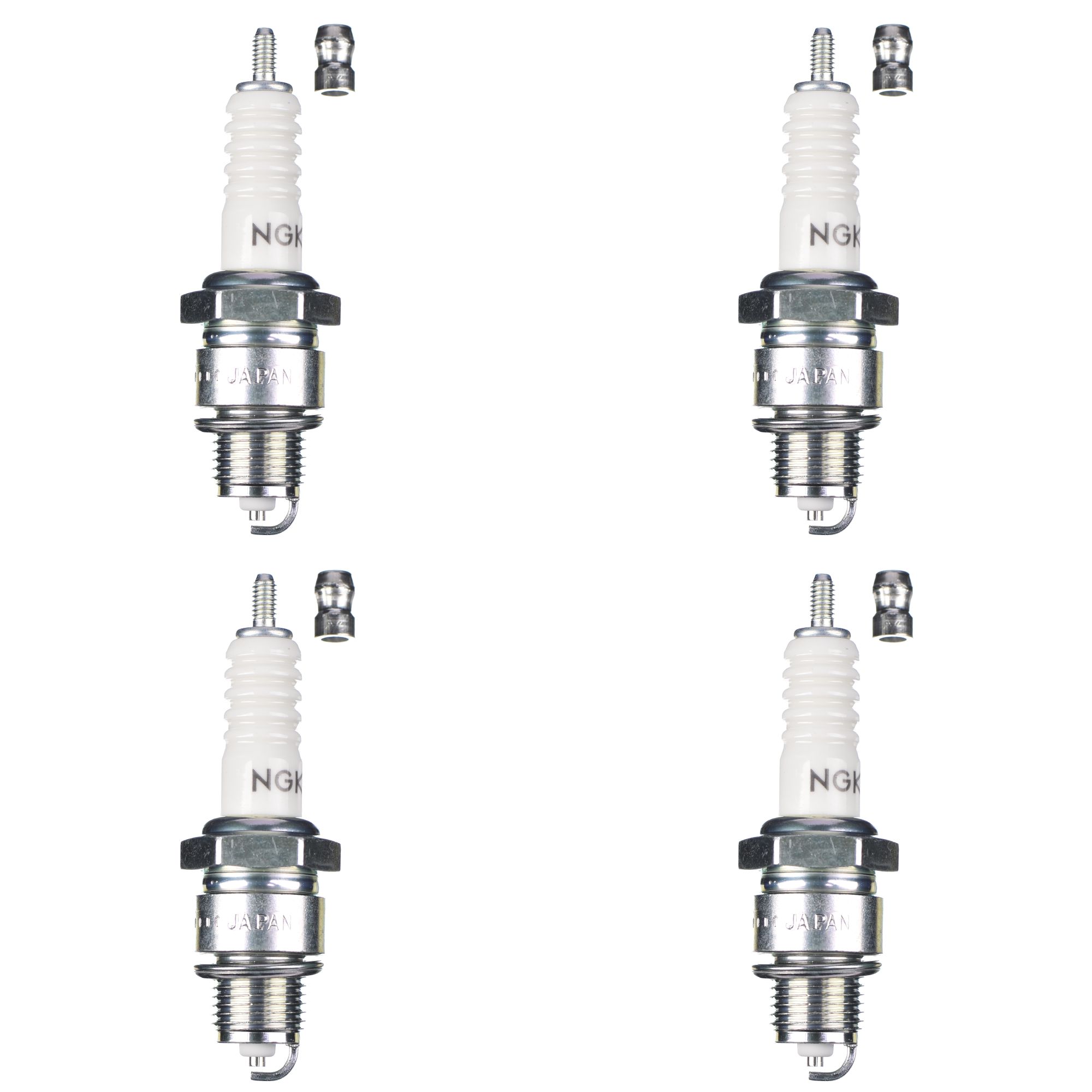 NGK Zündkerze BP7HS 5111 4er Set (für: PGO T-Rex 50 )