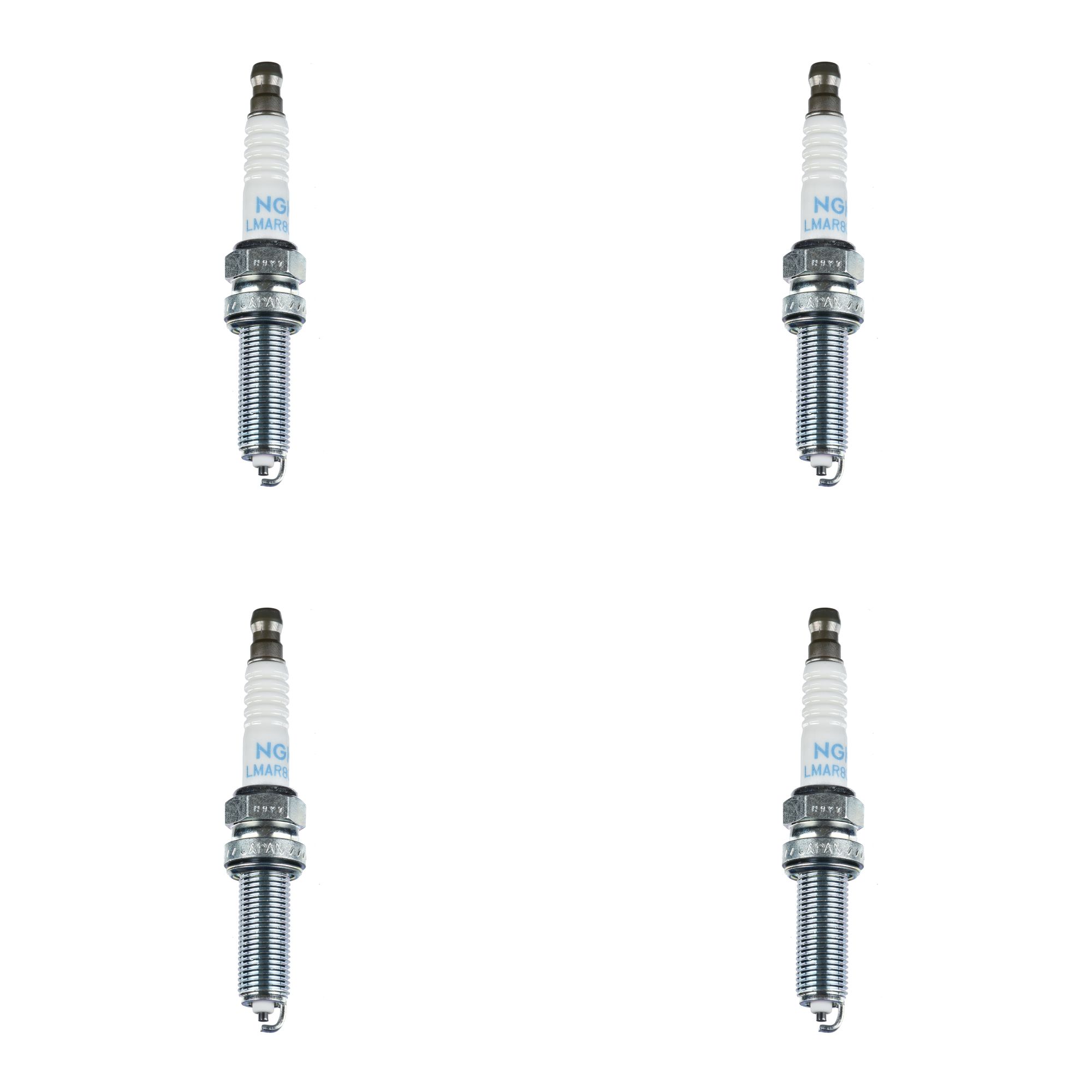 NGK Zündkerze LMAR8C-9 93833 4er Set (für: Husqvarna Nuda 900 R )